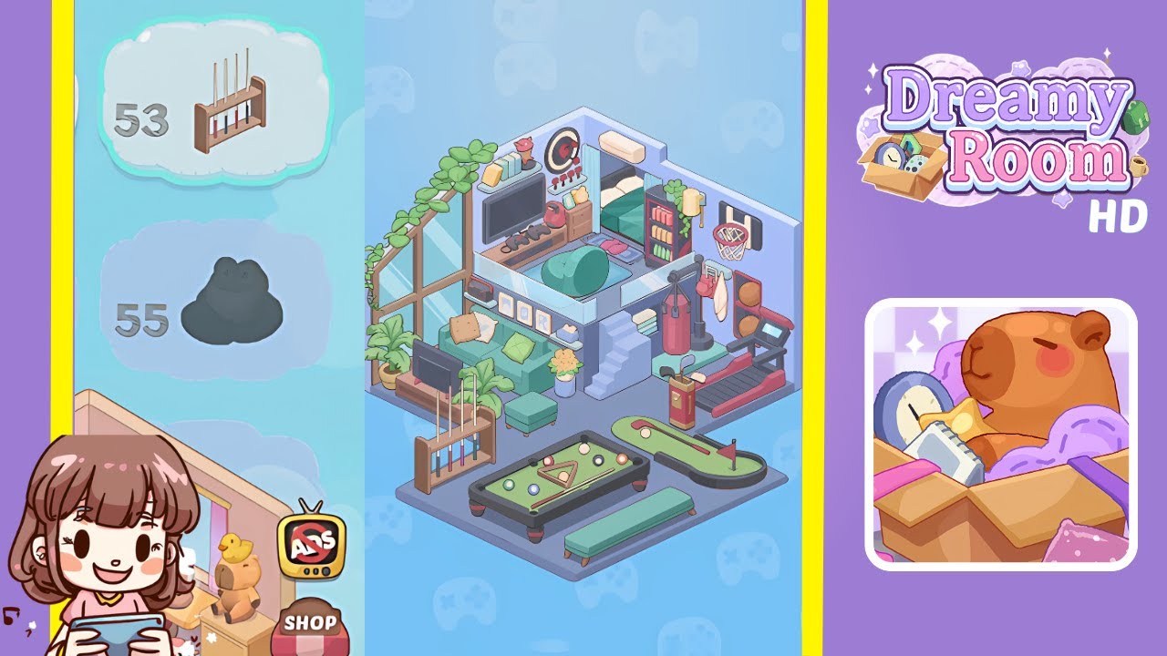 Dreamy Room Level 53 Walkthrough